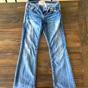 Ladies Big Star distressed jeans Liv 28L